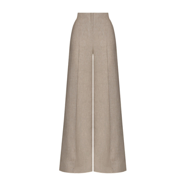 Andres Otalora luxury designer Pant with bold silhouette in linen