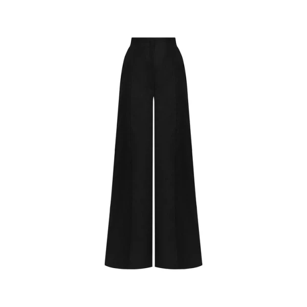 Andres Otalora luxury designer Pant with bold silhouette in linen