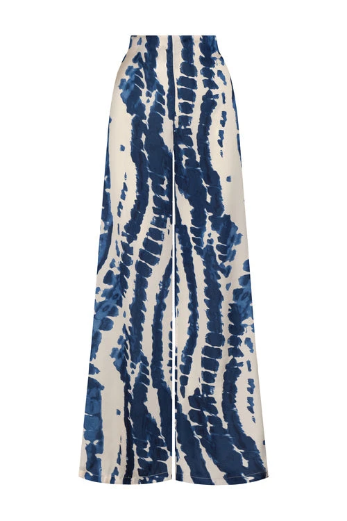 Andres Otalora Colombian Designer Pant - Luxury Womenswear Andres Otalora luxury designer Pant with bold silhouette in linen