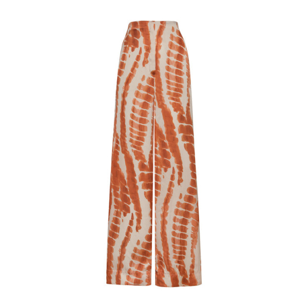 Andres Otalora luxury designer Pant with bold silhouette in linen