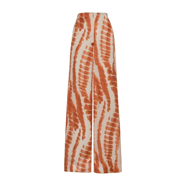Andres Otalora luxury designer Pant with bold silhouette in linen