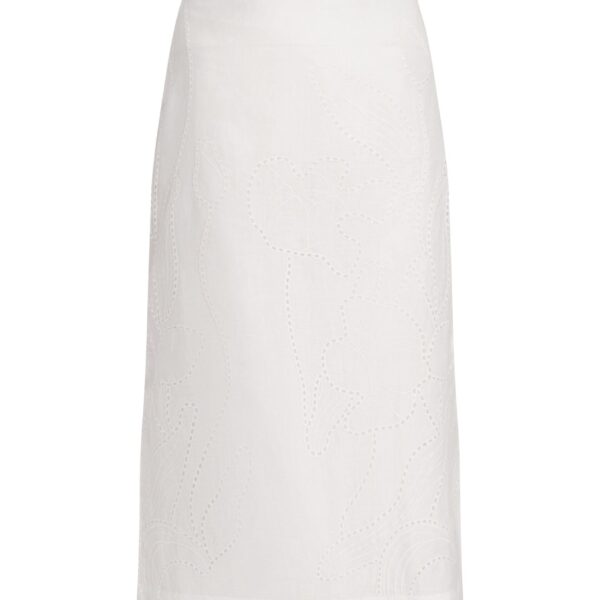 Andres Otalora luxury designer Skit with bold silhouette in linen