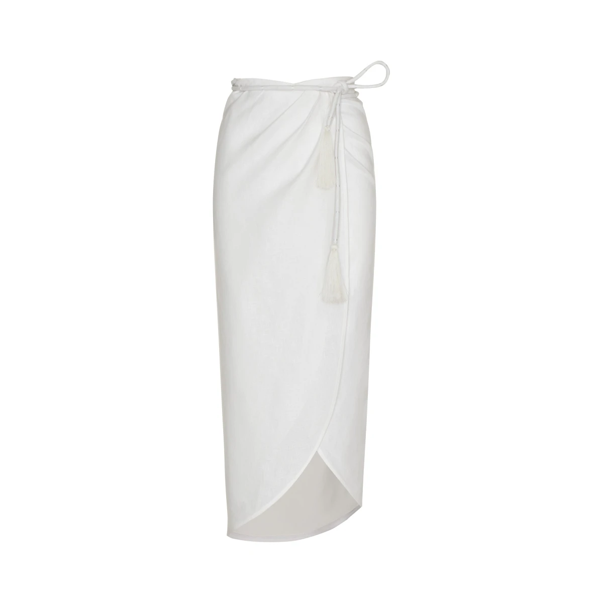 Andres Otalora luxury designer Skit with bold silhouette in linen