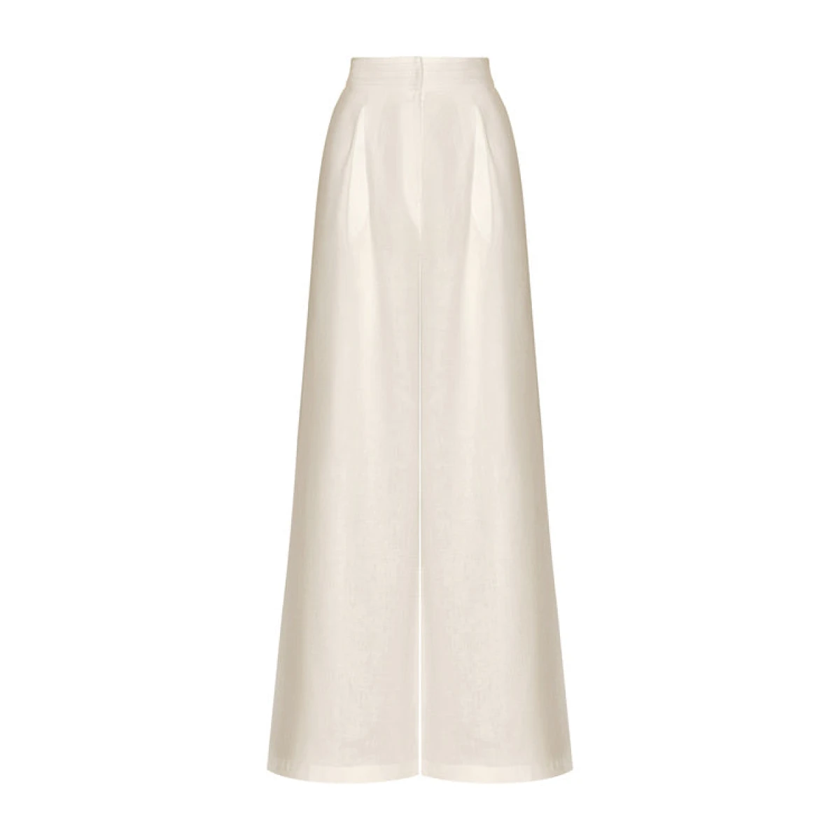 Andres Otalora luxury designer Pant with bold silhouette in linen