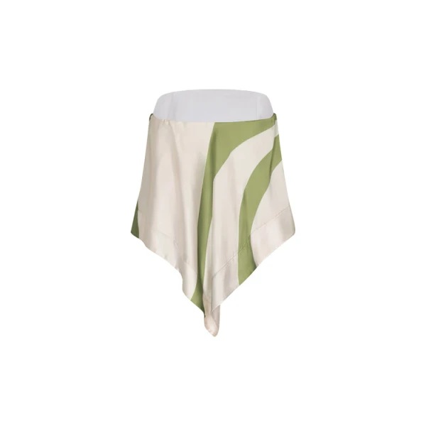 Andres Otalora luxury designer Top with bold silhouette in linen