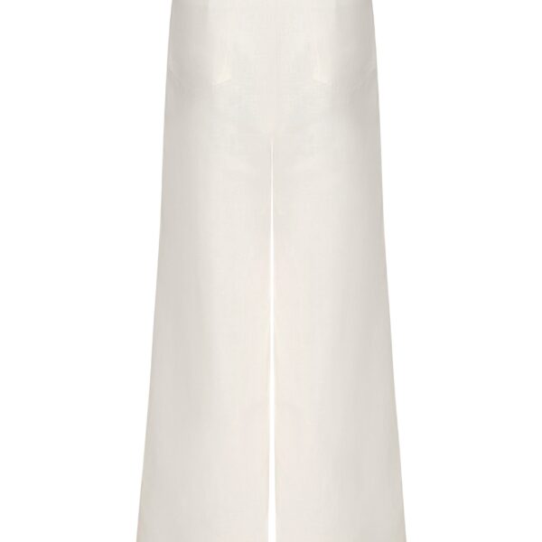 Andres Otalora luxury designer Pant with bold silhouette in linen