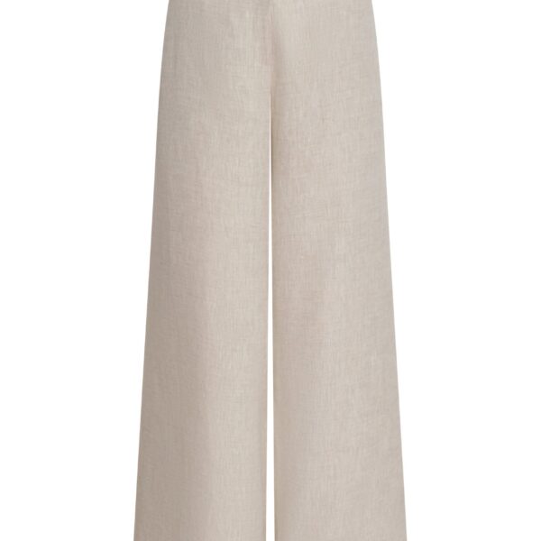 Andres Otalora luxury designer Pant with bold silhouette in linen