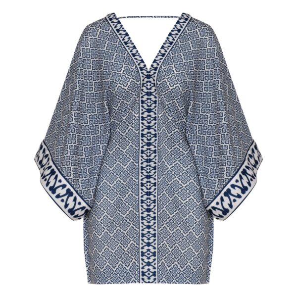 Andres Otalora luxury designer Dress with bold silhouette in linen