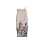 Andres Otalora luxury designer Skit with bold silhouette in linen