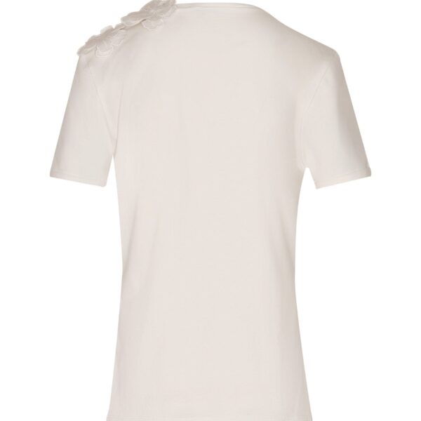 Andres Otalora luxury designer Top with bold silhouette in linen