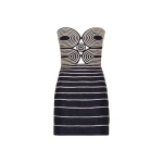 Andres Otalora luxury designer Dress with bold silhouette in linen