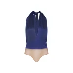 Andres Otalora luxury designer Swimsuit with bold silhouette in linen