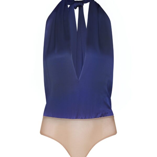 Andres Otalora luxury designer Swimsuit with bold silhouette in linen