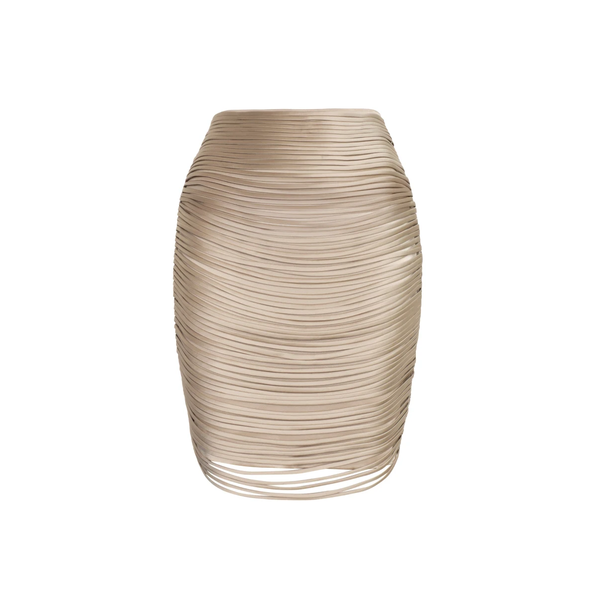 Andres Otalora luxury designer Skit with bold silhouette in linen