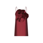 Andres Otalora luxury designer Dress with bold silhouette in linen