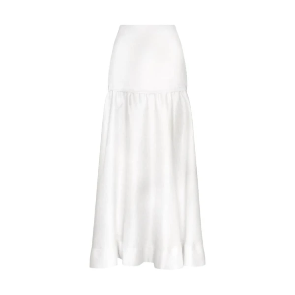 Andres Otalora luxury designer Skit with bold silhouette in linen