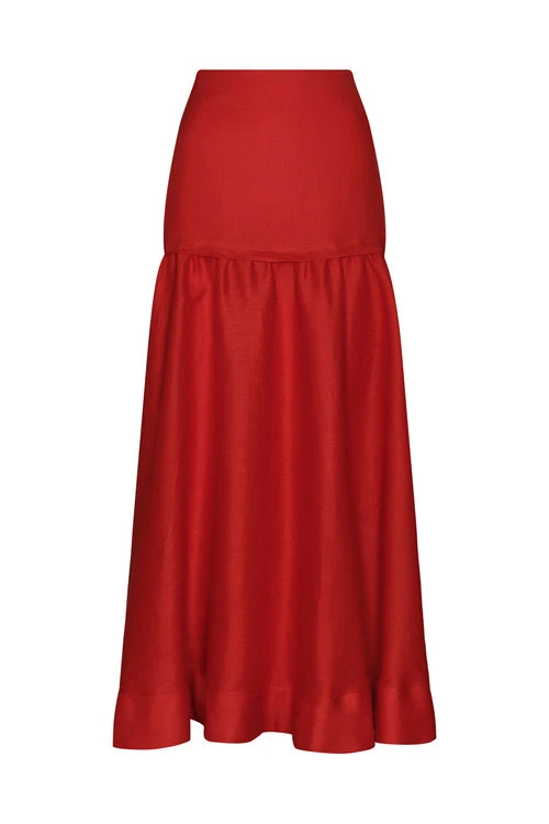 Andres Otalora Colombian Designer Skit - Luxury Womenswear Andres Otalora luxury designer Skit with bold silhouette in linen