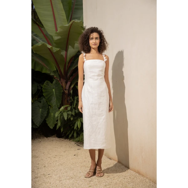 Andres Otalora Petalos Dress, view 2