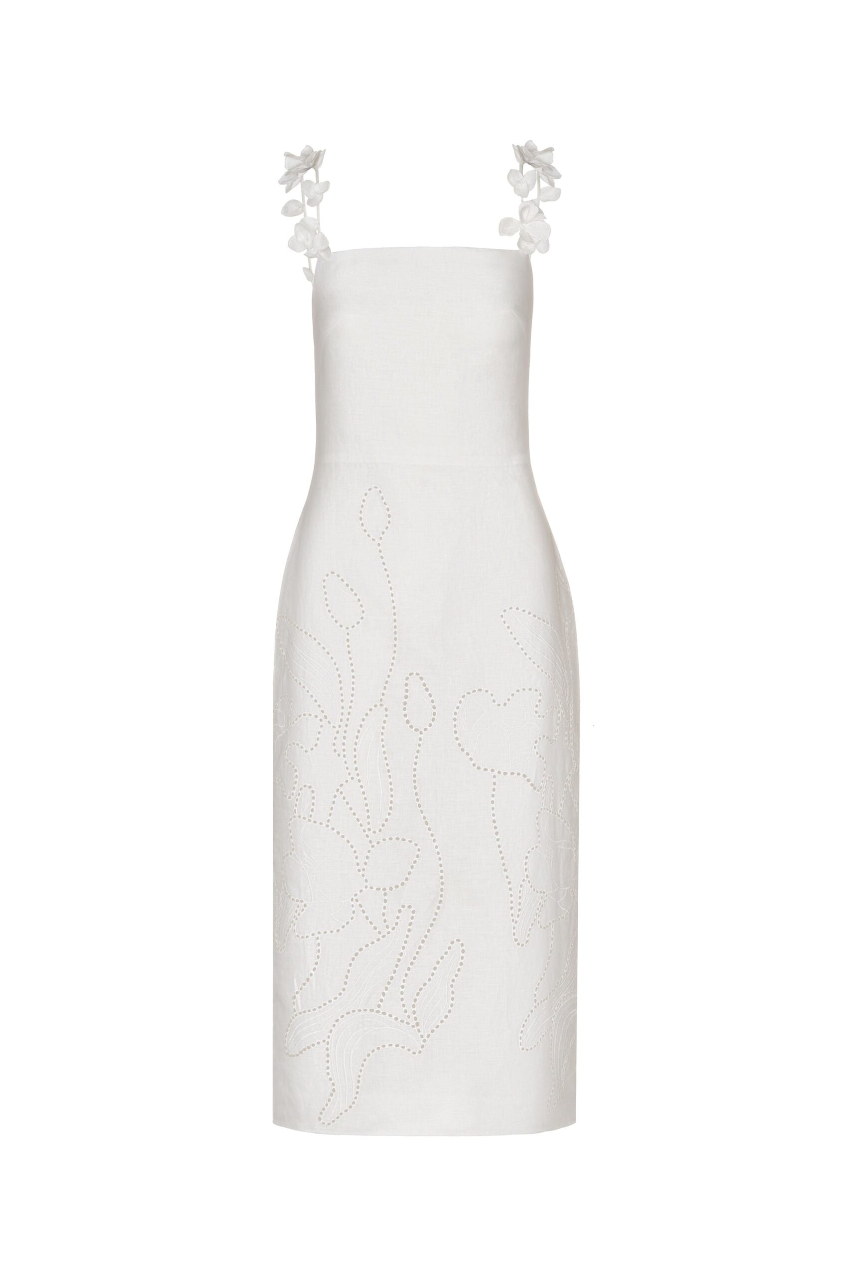 Andres Otalora Colombian Designer Dress - Luxury Womenswear Andres Otalora luxury designer Dress with bold silhouette in linen