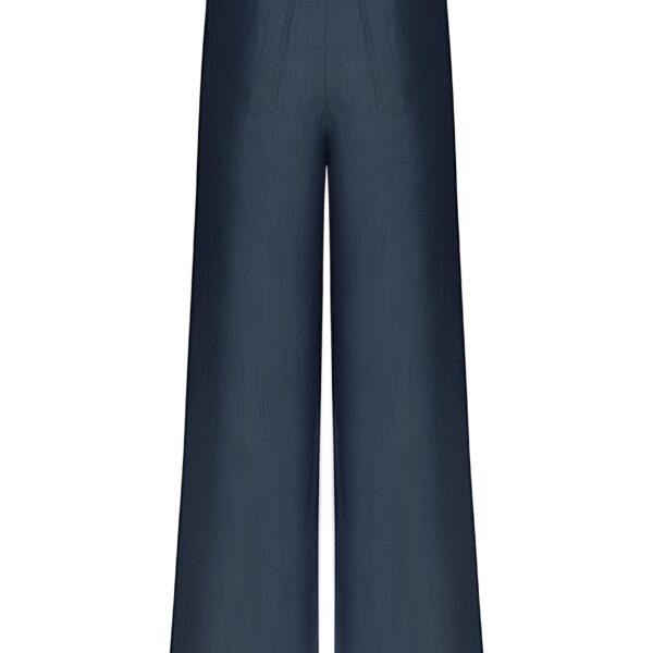 Andres Otalora luxury designer Pant with bold silhouette in linen