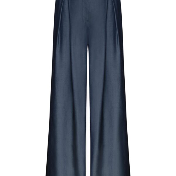 Andres Otalora luxury designer Pant with bold silhouette in linen