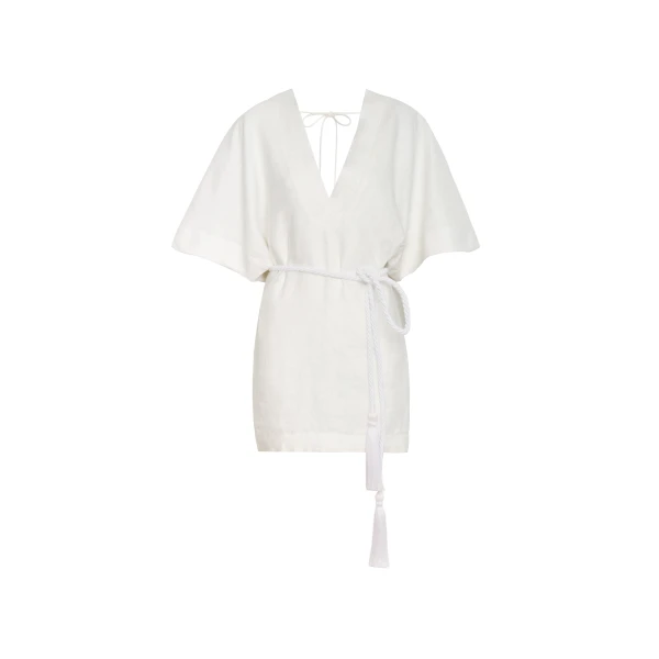 Andres Otalora Safed Dress