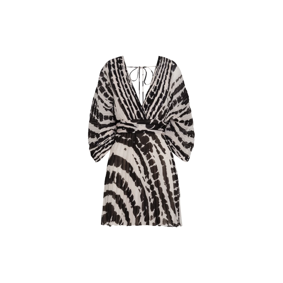 Andres Otalora luxury designer Dress with bold silhouette in linen