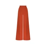 Andres Otalora luxury designer Pant with bold silhouette in linen