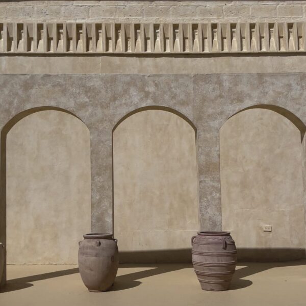 Andres Otalora luxury designer Skit with bold silhouette in linen
