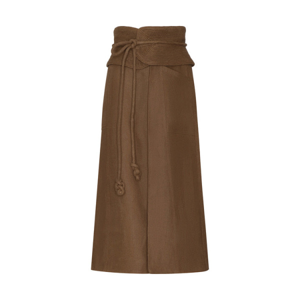 Andres Otalora luxury designer Skit with bold silhouette in linen