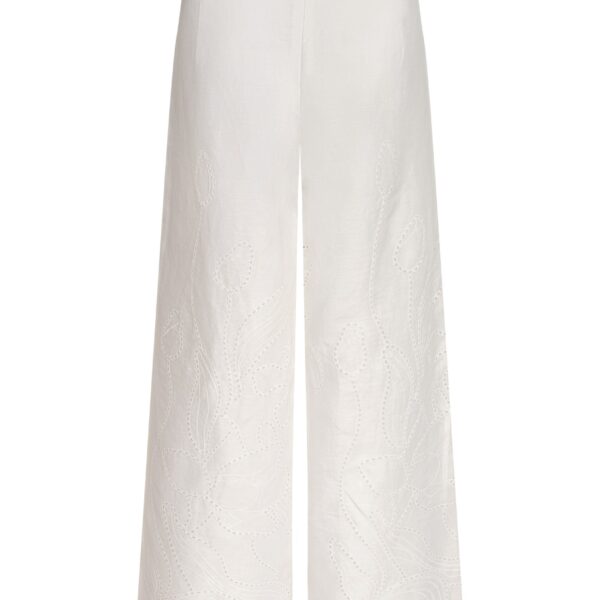 Andres Otalora luxury designer Pant with bold silhouette in linen