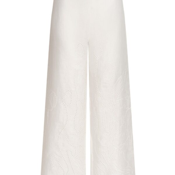 Andres Otalora luxury designer Pant with bold silhouette in linen