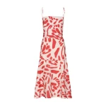 Andres Otalora luxury designer Dress with bold silhouette in linen