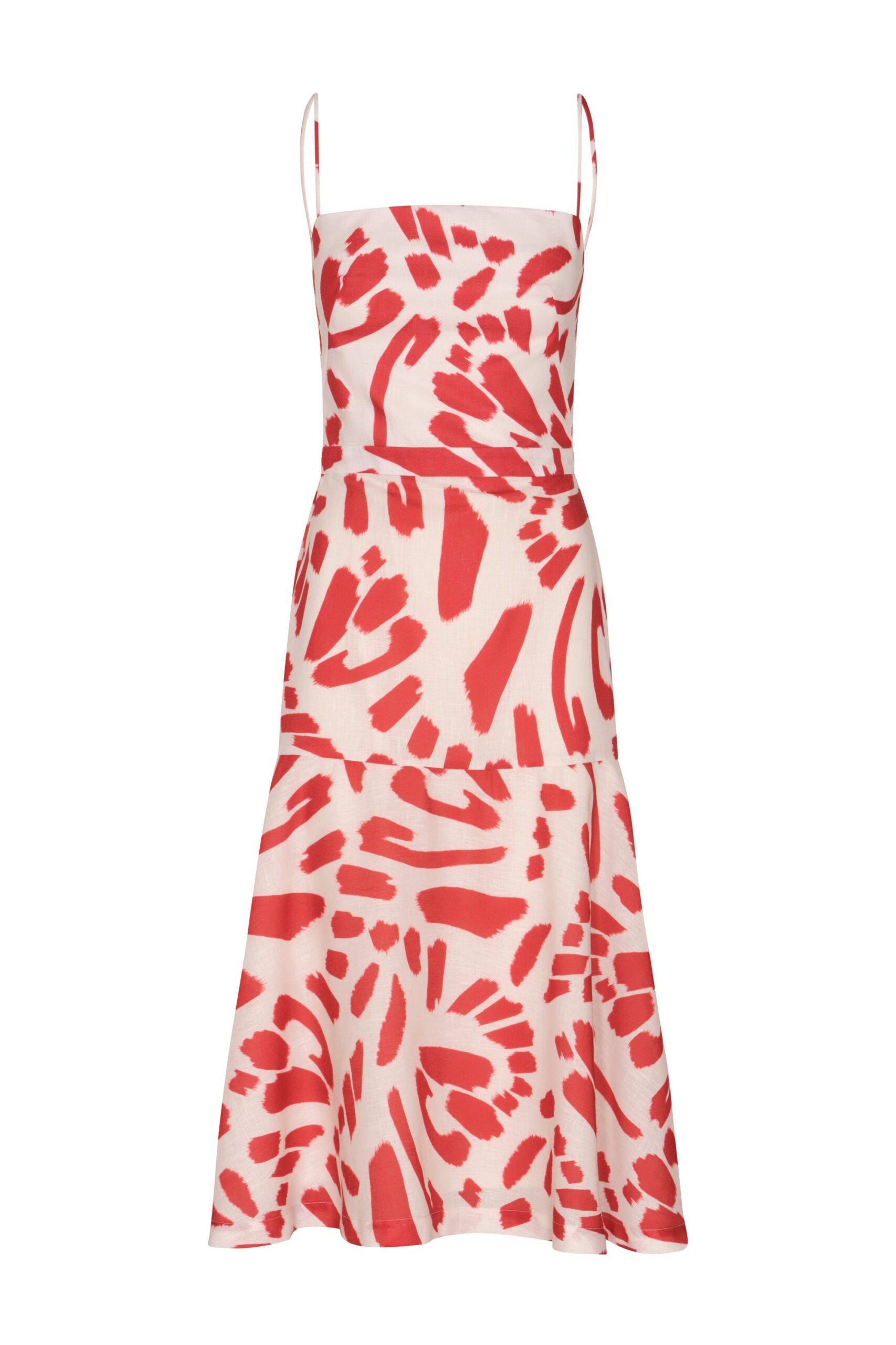 Andres Otalora Colombian Designer Dress - Luxury Womenswear Andres Otalora luxury designer Dress with bold silhouette in linen