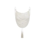 Andres Otalora luxury designer Top with bold silhouette in linen
