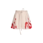 Andres Otalora luxury designer Short with bold silhouette in linen