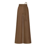 Andres Otalora luxury designer Pant with bold silhouette in linen