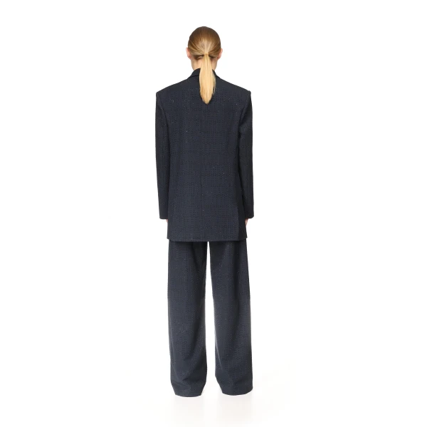 David Koma Allover Rhinestone Embroidered Tailored Jacket, view 5