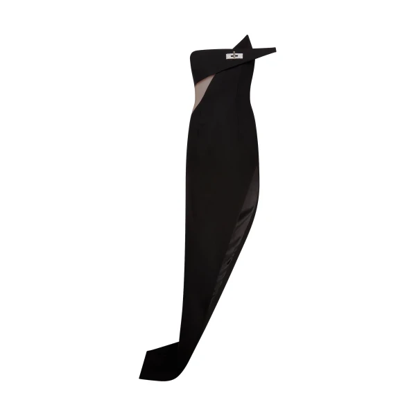 David Koma Asymmetric Cut Out Gown