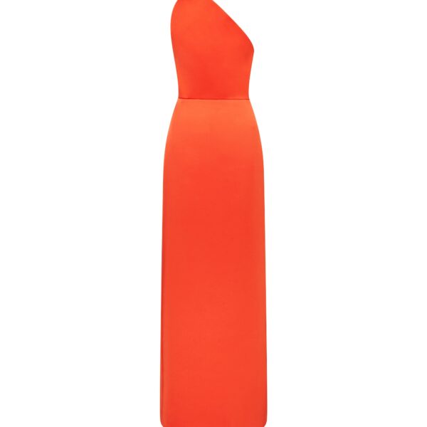 David Koma Asymmetric Cut Strapless Gown