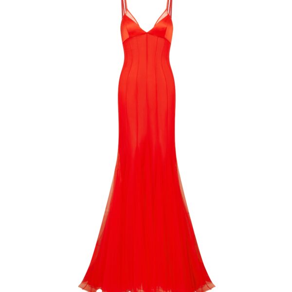 David Koma Layered Tulle Gown
