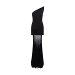 David Koma Structured Upper And Tulle Skirt Gown