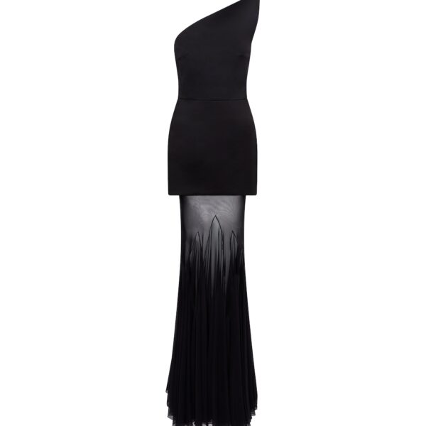 David Koma Structured Upper And Tulle Skirt Gown