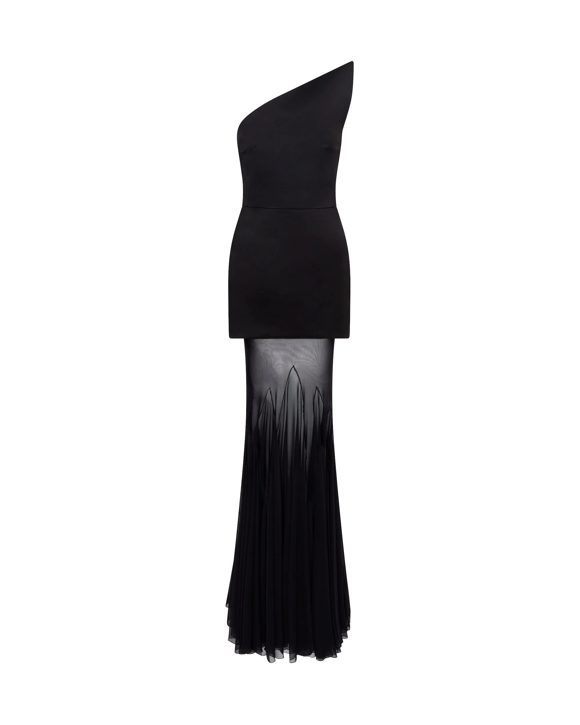 David Koma Structured Upper And Tulle Skirt Gown David Koma Structured Upper And Tulle Skirt Gown