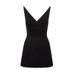 David Koma Structured V Neck Mini Dress