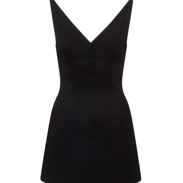 David Koma Structured V Neck Mini Dress