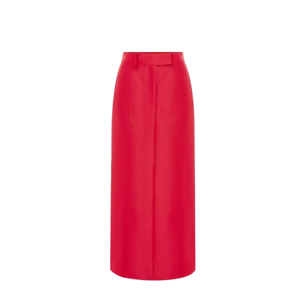 Leo Lin Blue Skirts luxury Clothing from Coveti Marketplace