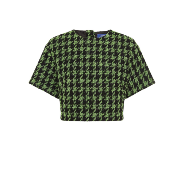 Leo Lin Blue Tops luxury Clothing from Coveti Marketplace