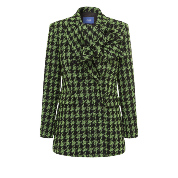 Leo Lin Blue Jackets luxury Clothing from Coveti Marketplace