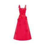 Leo Lin Rianne Floral Appliqué Maxi Dress – Rosa